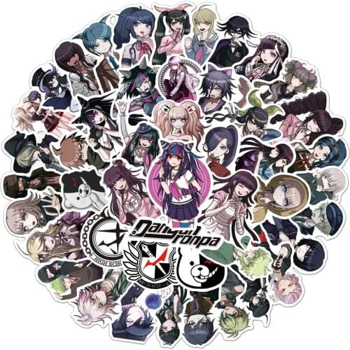 10/50Pcs Trigger Happy Havoc Anime Graffiti Game Danganronpa Stickers Decal Sticker For Laptop Skateboard Car DIY Toy Sticker