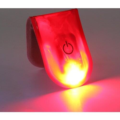 Reflective Shining Night Running Hiking Safe Warning Multi-functional LED Clip Outdoor Cycling Jogging Safety Light