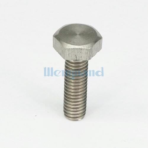 LOT 10 3/8" ANSI/ASME x35mm GR2 Ti Titanium Hex Head Screw Bolts Anti Acid Corrosion
