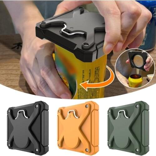 1pcs Go Swing Universal Topless Can Opener The Easiest Can Opener Ez-Drink Opener Bottle Opener Outdoor Kitchen Bar Tool