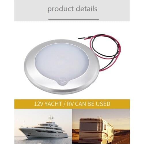 12V LED warm white /cool whit Car Interior Lighting Lamp 4.5W Touch Inside RV Roof Light Kit for RV Camper Van Boat Trailer