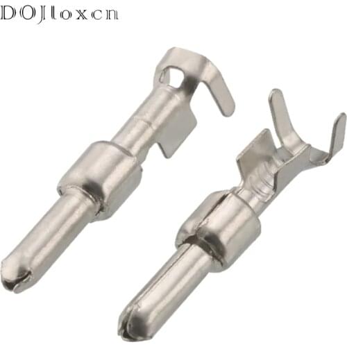 20/50/100/200 Pcs 2.8 MM Series H62 Brass Tinned Wiring Copper Terminals Automotive Male Connector Plug DJ211Q-2.8B