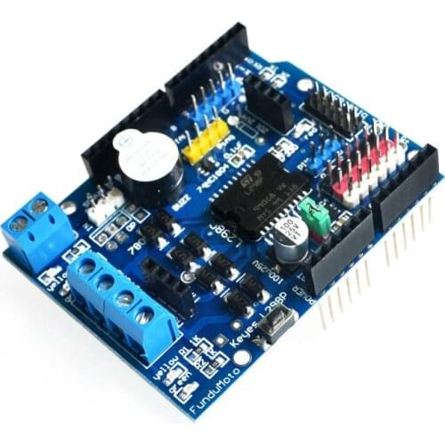GlyuinoL298P Dual CH High-Power H-bridge Driver Motor Shield Control Module Bluetooth Interface PWM Speed Controller for Arduino