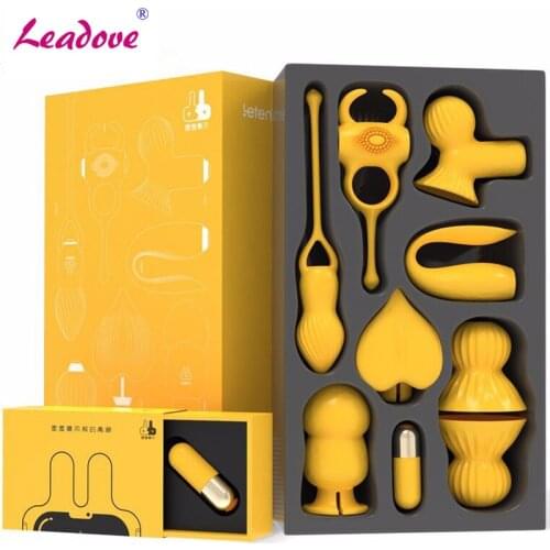 Exotic Accessories BDSM Sex Egg Anal Plug Cock Ring Nipple Messager Clitoral Stimulation Vibrator Sex Toys for Couples TD0307