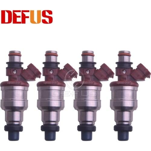 DEFUS 4X Fuel Injector Nozzle OE 195500-2120 For 1990-1995 MA-ZDA 323 Rebuilt Inyector de combust 1.6L 1.8L Brand New Bico