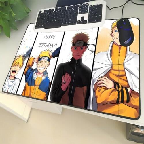 XGZ Anime Large Size Mouse Pad Sewing Notebook Protagonist Strong Man Computer PC Table Mat Rubber Universal Non-slip