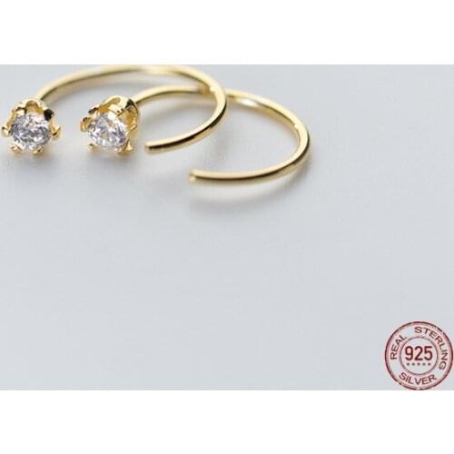 LKO Womens Fashion 925 Real Sterling Silver Earring Fashion Rose Flower Stud Earrings For Women Girls Birthday Jewelry Gifts