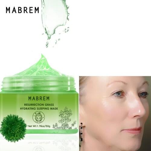 2PCS Plant Hydrating Anti-Aging Moisturizing Whitening Face Mask Skin Care Revitalizing Cream Sleeping Facial Treatment Mask