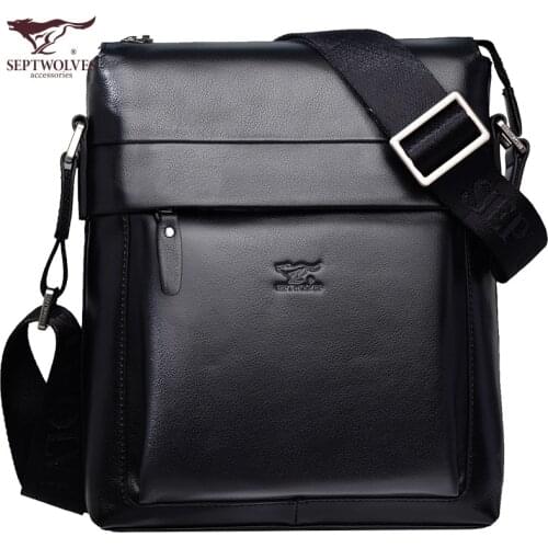 Mens Leather Casual Fashion Business Soft First Layer Leather One-Shoulder Crossbody Bag Mens Bag Small Backpack hand bags