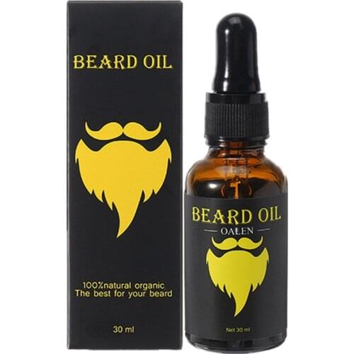 Bellezon 100% Natural 30ML Accelerate Facial Hair Grow Beard Essential Oil Hair and Beard Growth Oil Men Beard Grooming Products
