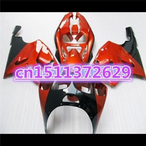Fairing For KAWASAKI NINJA ZX7R 96-03 orange black ZX 7R 96 97 98 99 00 01 02 03 ZX 7R 1996 1997 1998 1999 2000 2001 2003-Dor D