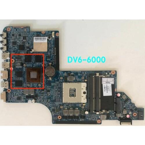 Suitable For HP DV6-6000 DV6 Laptop Motherboard 641489-001 641489-501 641489-601 Mainboard 100% tested fully work