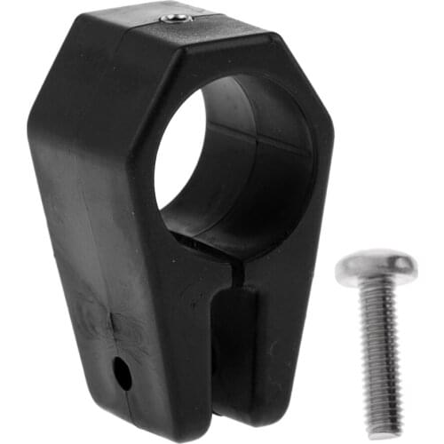 Durable Heavy Duty Bimini Top Fitting Harware Black Nylon Jaw Slide 1' for Marine Fishing Boat Canopy Dinghy Rail Accessories