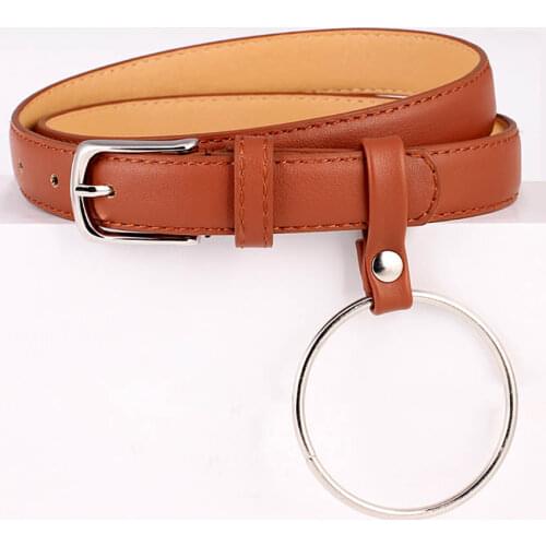 HOT Sale Women Elastic Belt Female Gold Buckle Jeans Wild Belts For Women Fashion Students Simple Casual Trousers