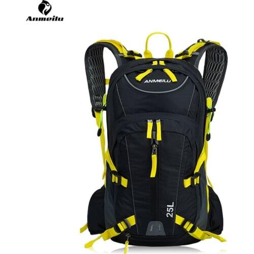 ANMEILU Outdoor Backbag 25L MTB Bike Cycling Backpack Waterproof Camping Hiking Sport Bag Riding Travel Rucksack With Rain Cover