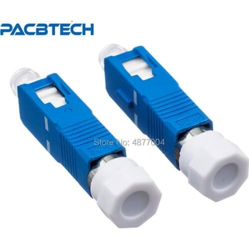 10pcs/lot SC male to FC female hybrid Fiber optic adapter hybrid Fiber connector SC-FC fiber adapter