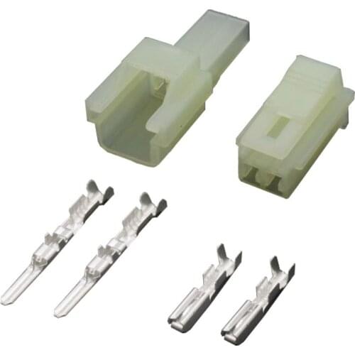 2 hole car connector jacket with harness connector terminal DJ7025-2.3-1121 2P