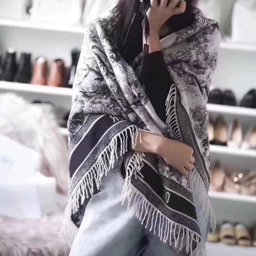 2021Brand autumn and winter air conditioning room scarf office shawl women summer versatile cashmere forest scarf