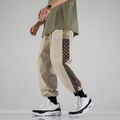 2021 ANKLE-LENGTH Streetwear Spring Autumn Hip Hop Harem Pants Mens Casual Korean Oversize 5XL Bigger Pocket Joggers Trouers