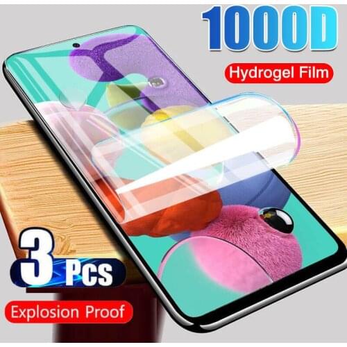 3Pcs Protective Glass For Samsung Galaxy A51 A71 A31 A41 A01 A11 Glass Screen Protector For Samsun A51 A 51 Hydrogel Films Armor