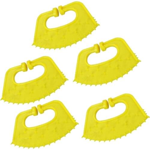 5 PCS Plastic Calf Weaner Yellow Cow Nose Thorn Tool for Milking Stop