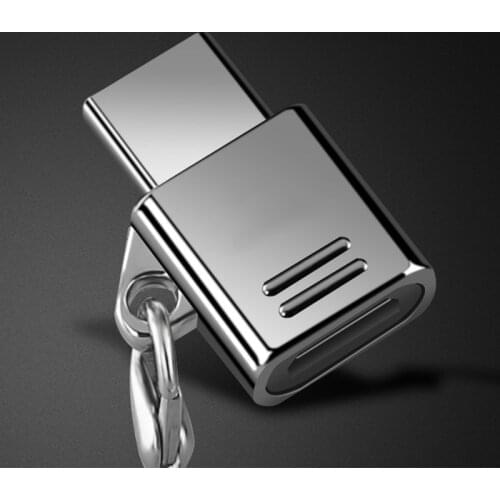 Type C Adapter Micro USB to USB-C Converter with Keychain for Samsung HTC MacBook PUO88