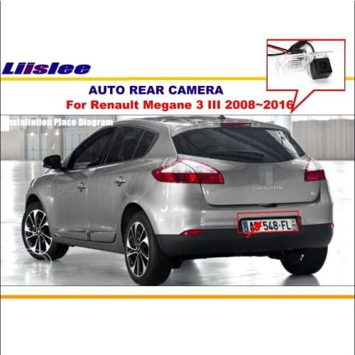 Car Rear view Camera For Renault Megane 3 III 2008-2016 Reverse HD CCD RCA NTST PAL CAM