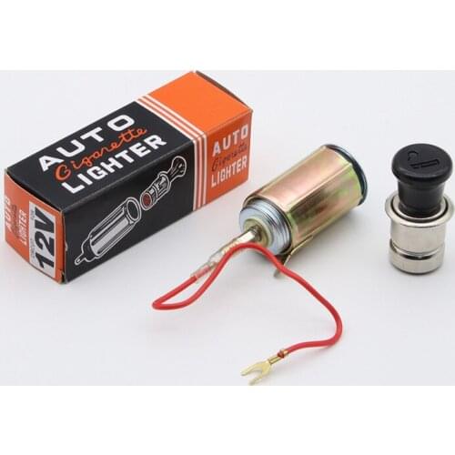 Automotive cigarette lighter socket Electric power socket Motorcycle waterproof cigarette lighter base lighting RH-4001