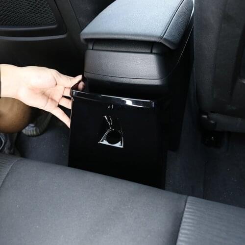 Car Styling For BMW X1 E84 2011-2015 ABS Black Car Rear Air Conditioner Outlet Panel Sticker Trim accessories car accessories