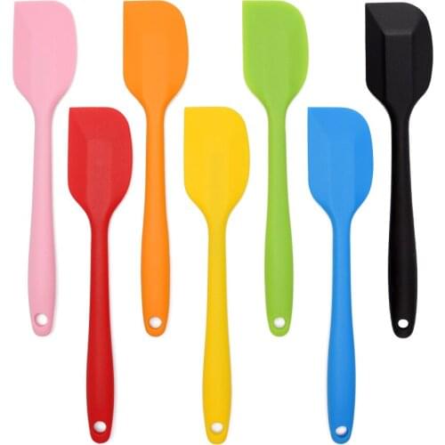 Free Shipping High Quality Small Silicone Butter Scraper Cake Decoration Baking Tools(1pcs randomly Color)