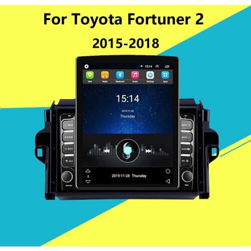 For Toyota Fortuner 2 2015-2018 9.7" Android 8.1 2 din Car Radio Audio Multimedia Video Player Wifi GPS Navigation