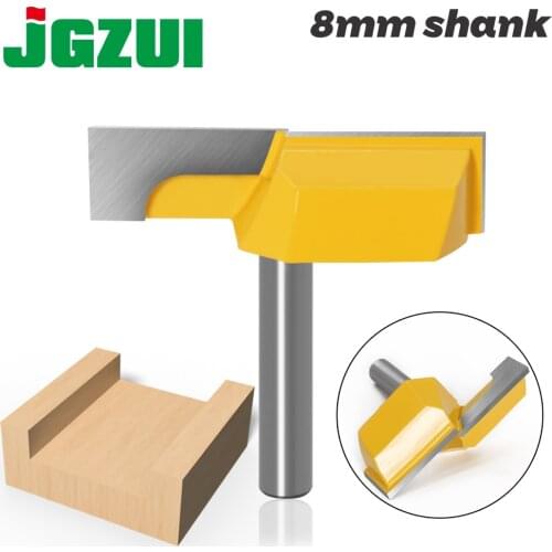 Cleaning Bottom Router Bits with 8mm Shank,2-1/4 Cutting Diameter for Surface Planing Router Bit