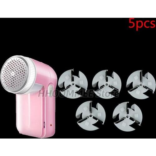 5PCS Hair Ball Trimmer Head Universal Head To Hair Ball Blade Hair Ball Machine Blade Lint Remover Replacement Head White