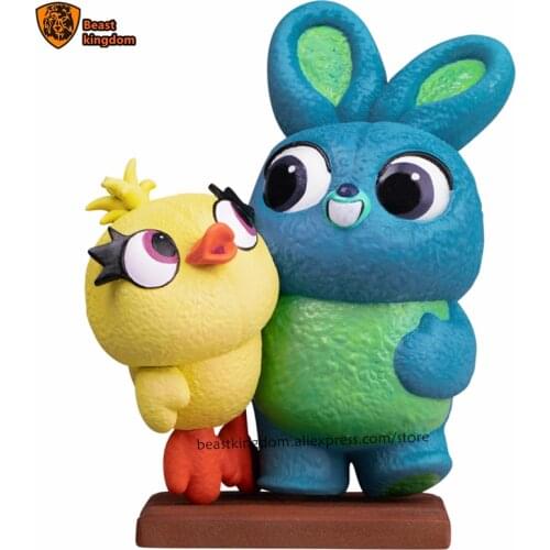 Beast kingdom Disney PIXAP Toy Story DUCKY & BUNNY mini egg Attack Series garage Garage Kits Model Kits Collecting gift toys