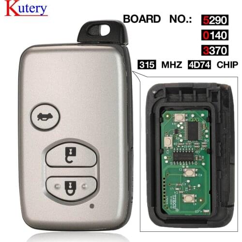 Kutery for Toyota Camry 2007 2008 Smart Prox Key Remote 4 Button Fob FCC: HYQ14AAB P/N: 89904-06041 "0140" in the top left corne