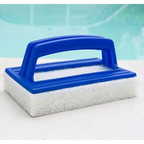 Swimming Pool Soft Cleaning Brush with Handle for Spa Hot Tub Swimming Pool Portable & Heavy Duty