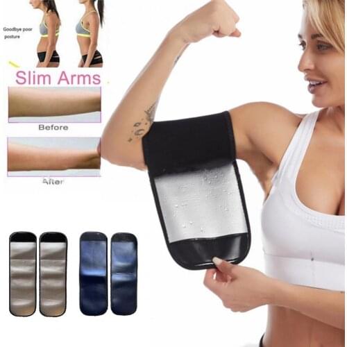 2021 New 1Pair Arm Trimmer Neoprene Womens Arm Control Shapers Sleeve Belt Arm Shaper Slimmer for Fitness Running