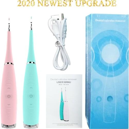 Portable Electric Ultrasonic Dental Scaler Tooth Calculus Tool Sonic Remover Stains Tartar Plaque Whitening Oral Cleaner Machine