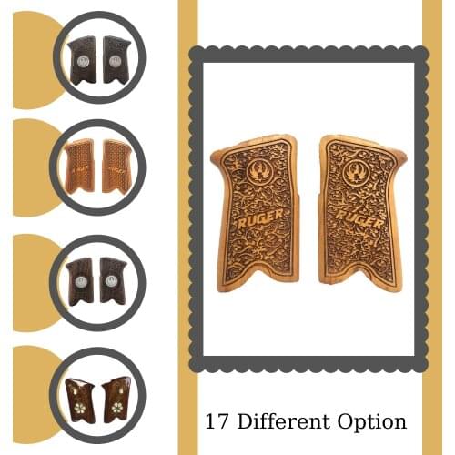 Ruger P85 Pearl Inlaid Wooden Grip Model 1