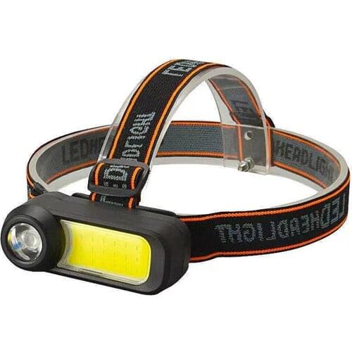 XPG+COB LED Portable Headlight USB Rechargeable Night Fishing Headlamps Head-Wear Night Lantern Flashlight for Outdoor Camping