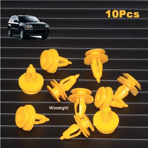 Wooeight 10X Door Panel Clips Retainers 6507686-AA 6507055-AA For Jeep Grand Cherokee 2003-2008 2009 2010 2011 2012 2013 2014