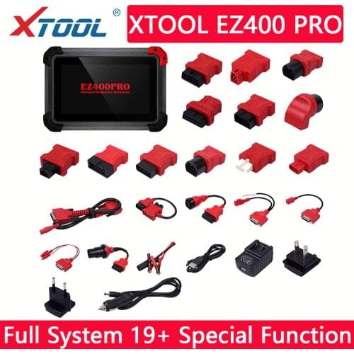 XTOOL EZ400 PRO Auto Key Programmer OBD2 Correction Airbag Rese Car Diagnoctic Tool OBDII Code Reader paper box