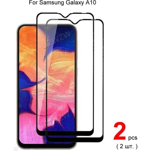 2pcs Glass For Samsung Galaxy A10 Full Cover Screen Protector Protective Tempered Glass For Samsung Galaxy A10 Tempered Glass