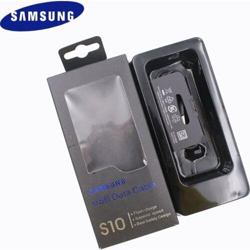 50 PCS Original EP-DG970BBE USB C Charging Cable Type C Cable with retail box for Samsung Galaxy S10 S10 plus S9