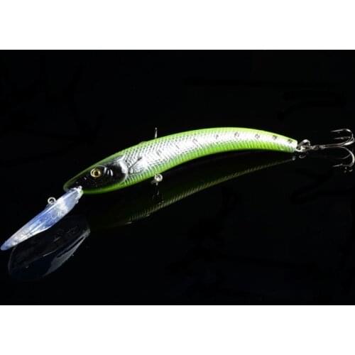 1Pcs Laser Wobblers Jig Head Fishing Tackle 3D Eyes Sinking Minnow Fishing Lure Peche Crankbait 2# Fishhook