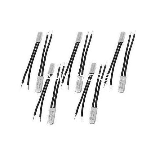 10pcs KSD9700 115C-150C 120/125/130/135/140C N.O Normal Open Bimetal Temperature Thermostat Switch Thermal Protector 250V 5A