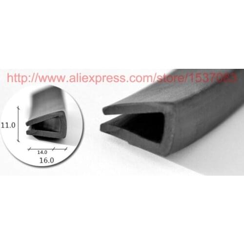 11mm x 16mm rubber edge trim seal strip weatherstripping for car door,cabinet,boat - TYPE 008