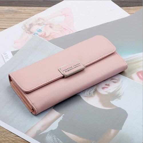 2021 Women Long Zipper Coin Purses Design Clutch Wallet Female Money Credit Card Holder