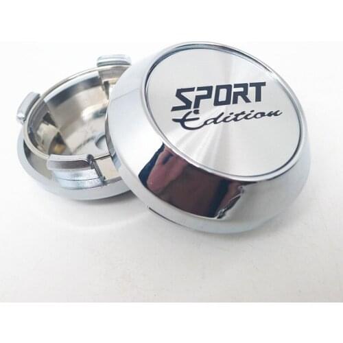 4pcs Sport Edition Wheel Center Caps 64mm Hub Hubcaps Car Rims Dust Proof Cover Auto Styling Accessories
