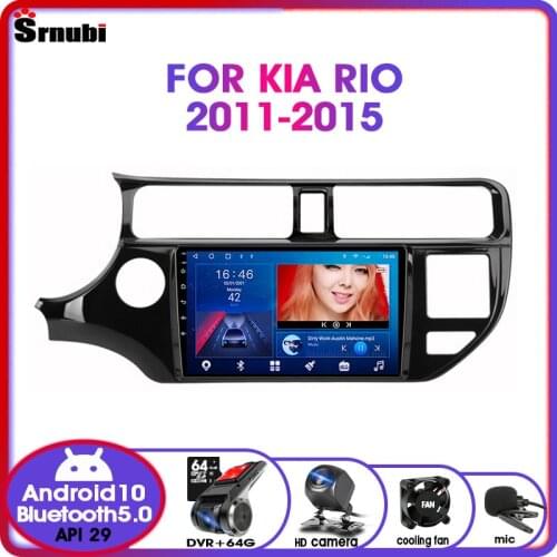 Android 10.0 2 Din For KIA RIO 2011- 2015 4G net Car Radio Multimedia Video GPS Navigation Player DSP RDS Split Screen MP5 DVD